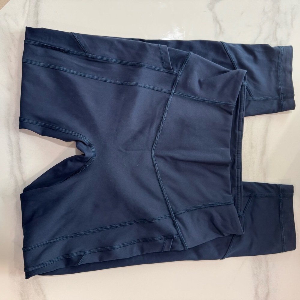 Lululemon Athletica Navy Align with Pockets 7/8